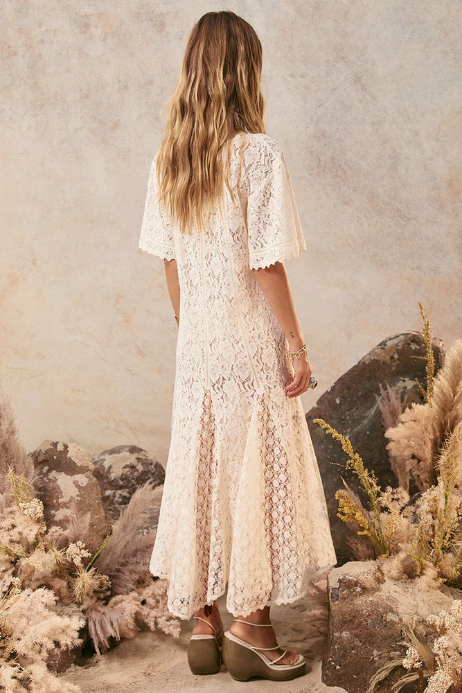 Lux Lisbon Lace Handkerchief Dress