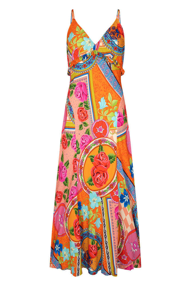 Aphrodite Bias Maxi Dress