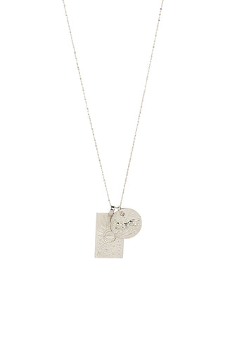 front-view-of-spell-s-leo-stargazer-zodiac-necklace-the-double-embossed-pendant-charm-necklace-comes-in-0-925-sterling-silver-and-hangs-from-a-twisted-rope-chain